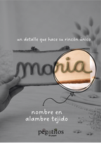 Nombre personalizado en madera para puerta infantil