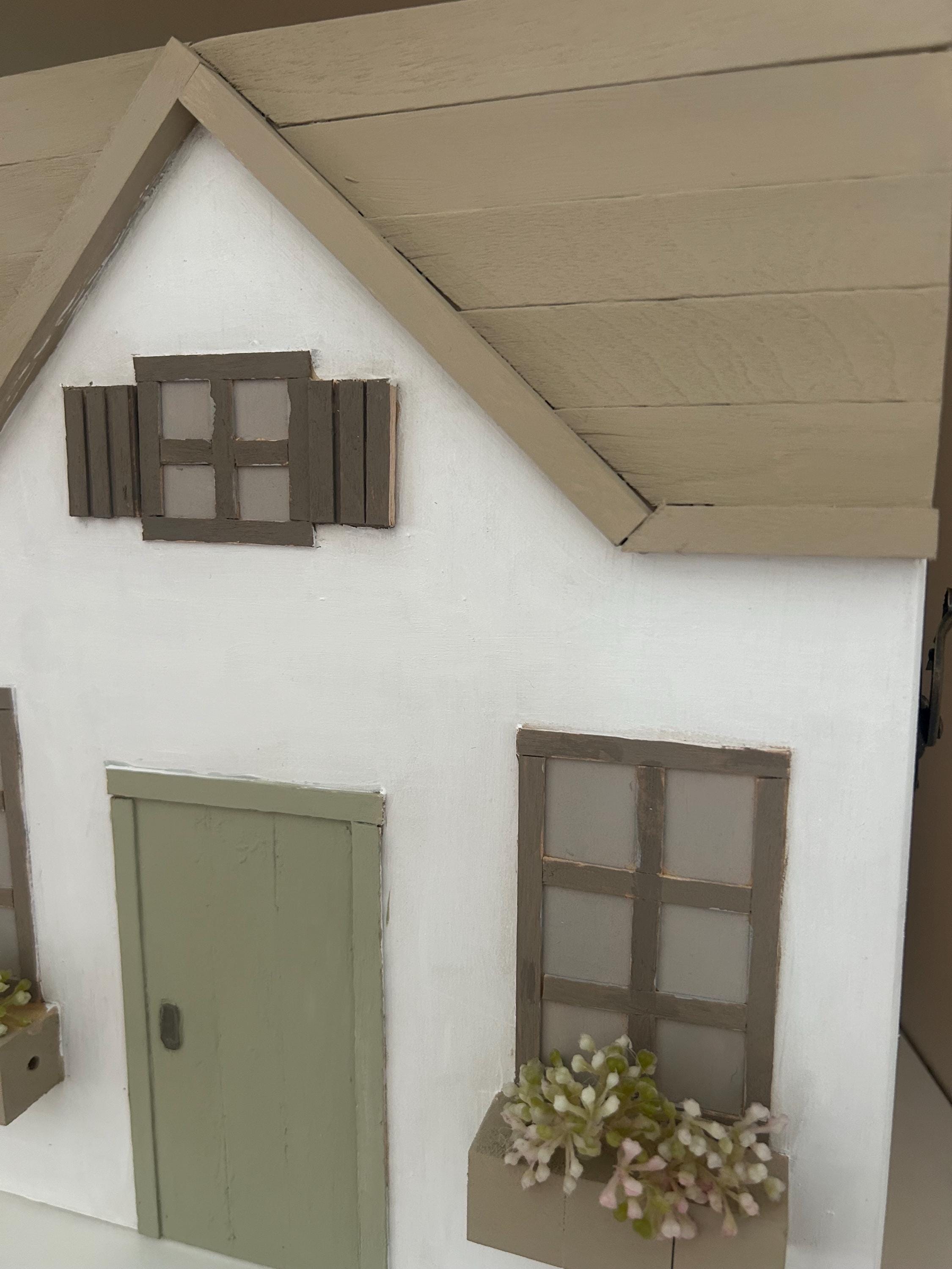 Cajita de madera decorativa | Caja de recuerdos 27x27 cm | Regalo bebé – decoración habitación infantil – estilo neutro natura