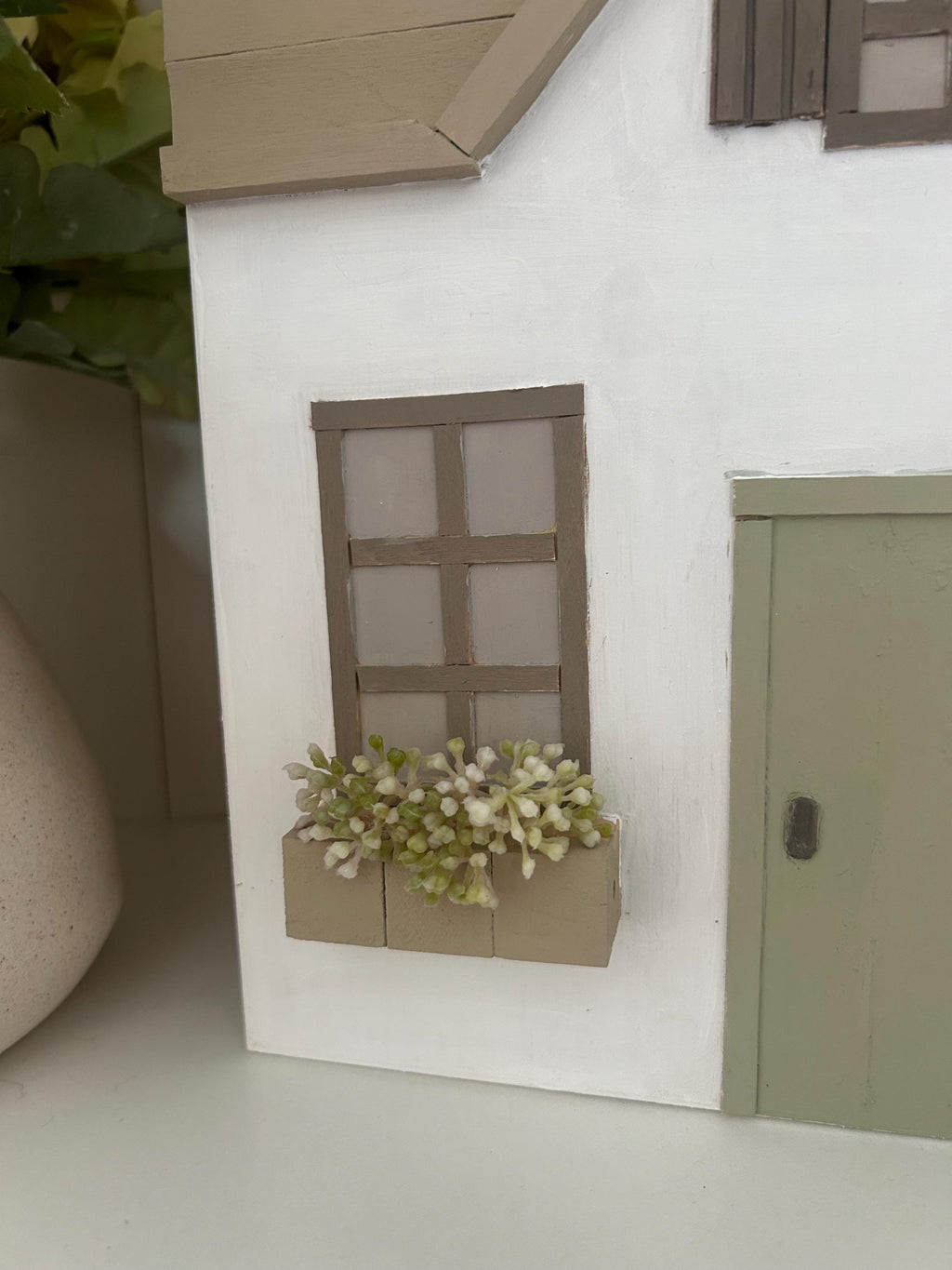 Cajita de madera decorativa | Caja de recuerdos 27x27 cm | Regalo bebé – decoración habitación infantil – estilo neutro natura